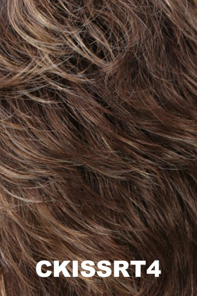 Estetica - Shaded Synthetic Colors - CKISSRT4. Golden Brown with Copper Blonde highlights and & Dark Brown roots.