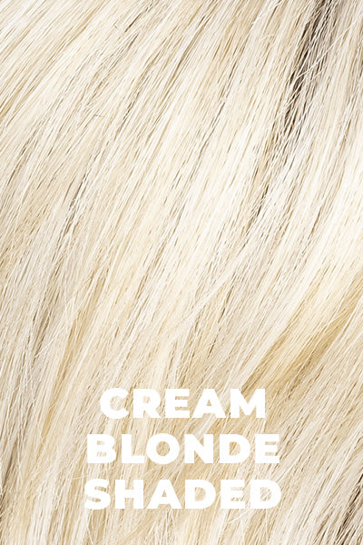 Ellen Wille - Shaded Synthetic Colors - Cream Blonde Shaded. Lightest Pale Blonde and Lightest Golden Blonde with Winter White Blend and Shaded Roots.