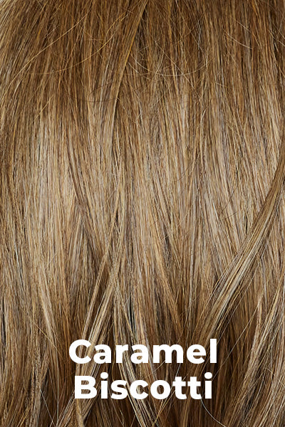 Orchid Wigs - Davina (#6543) - Caramel Biscotti. A beautiful mid/Dark Blond hair color with delicate Caramel Blond highlights seamlessly blended throughout, creating a warm and inviting look.