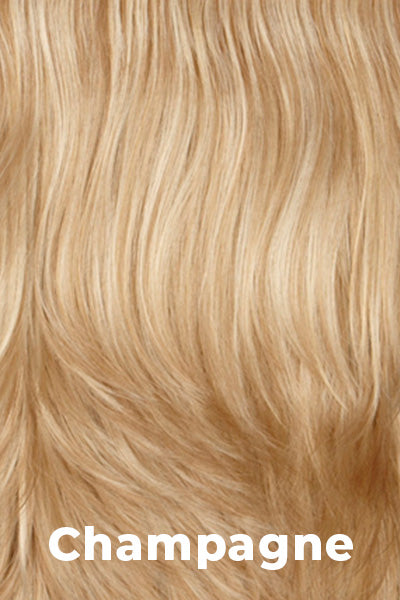 Mane Attraction - Synthetic Colors - Champagne. Light Gold Blonde with Light Blonde highlights.