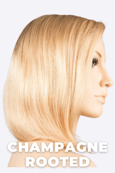 Ellen Wille Wigs - Yara - Remy Human Hair wig Ellen Wille Champagne Rooted Petite-Average. Light Neutral Blonde and Medium Blonde with Lightest Pale Blonde Blend and Shaded Roots.