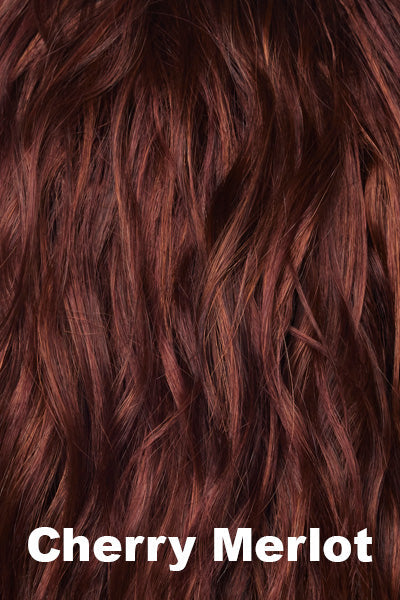 Alexander Couture Wigs - Charlotte (#1040) - Cherry Merlot. Dark red with medium red highlights.