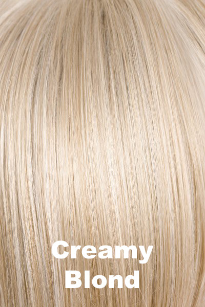 Orchid Wigs - Davina (#6543) - Creamy Blond. Tipped: Light Creamy Blonde (102) w/ Platinum Blonde (103) Highlights.