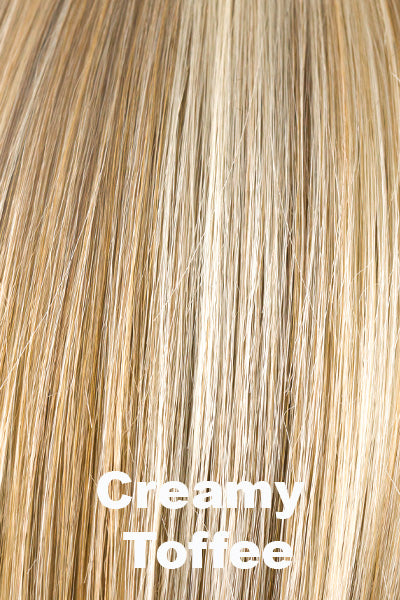 Orchid - Synthetic Colors - Creamy Toffee. A light platinum blonde and light honey blonde with dark roots.
