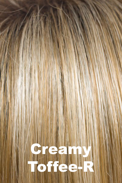 Amore - Shaded Synthetic Colors - Creamy Toffee-R. Shadowed Roots on Spring Honey (27+613) 50/50 Light Gold Blond (613).