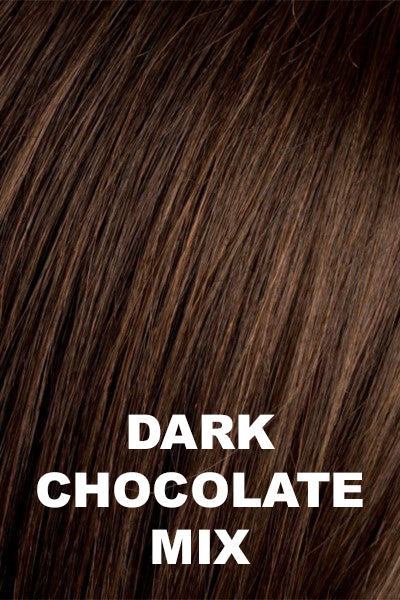 Ellen Wille - Human Hair Colors - Dark Chocolate Mix. Warm Medium Brown, Dark Auburn, and Dark Brown Blend. 