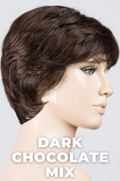 Ellen Wille - Human Hair Colors - Dark Chocolate Mix. Warm Medium Brown, Dark Auburn, and Dark Brown Blend. 