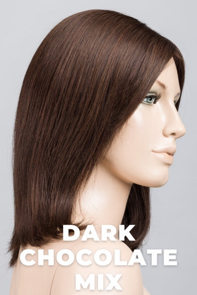 Mix of Dark Brown, Dark Auburn and Darkest Brown.