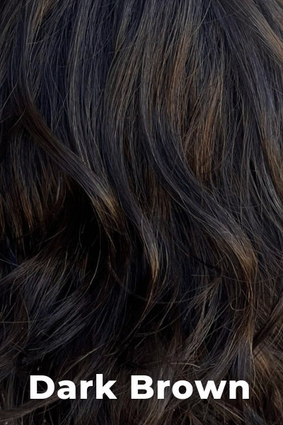 Envy - Human Hair Colors - Dark Brown. 4/6 blend of a rich brown base and mahogany highlighting.