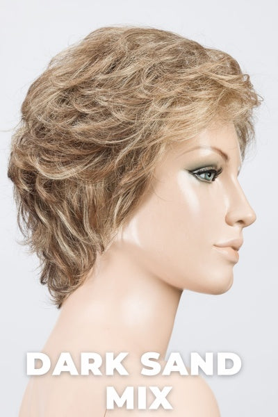 Ellen Wille Wigs - City - Dark Sand Mix Petite/Average. Light Brown Base with Lightest Ash Brown and Medium Honey Blonde Blend.