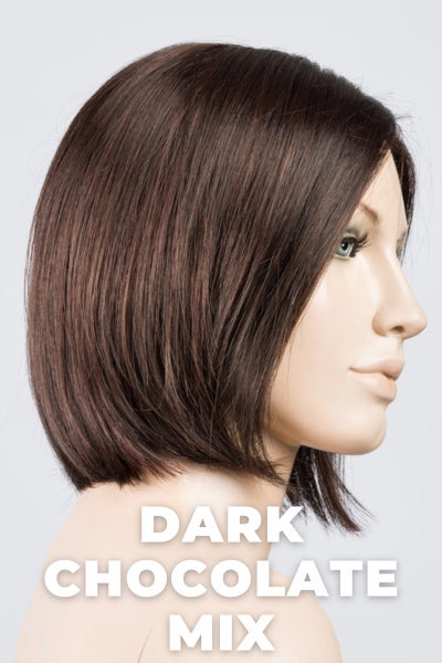 Ellen Wille - Young Mono - Dark Chocolate Mix. Warm Medium Brown, Dark Auburn, and Dark Brown Blend.