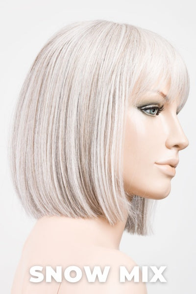 Ellen Wille Wigs - Cleo - Snow Mix. Pure Silver White with 10% Medium Brown and Silver White with 5% Light Brown Blend.