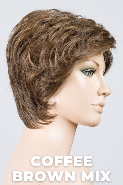 Ellen Wille Wigs - Cover - Coffee Brown Mix. Med Brown mixed with light brown and chocolate Brown.