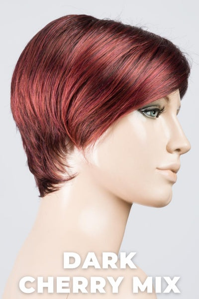 Ellen Wille Wigs - Jump - Dark Cherry Mix. Dark Brown blend with Dark Auburn and Warm med Brown Blend.