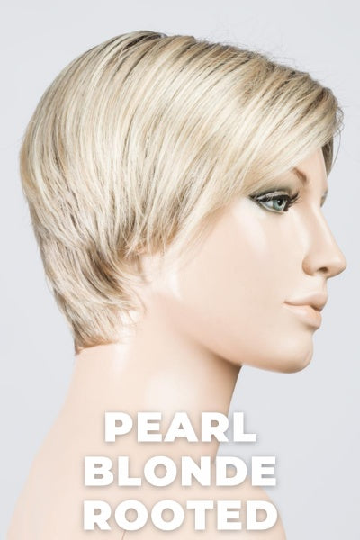 Ellen Wille Wigs - Jump - Pearl Blonde Rooted. Pearl Platinum, Dark Ash Blonde, and Medium Honey Blonde mix. 