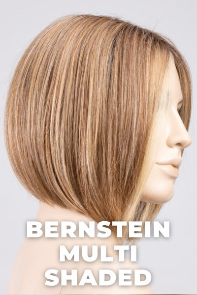 Ellen Wille Wigs - Dua - Bernstein Multi Shaded.  Lightest Brown, Light Golden Blonde, and Dark Strawberry Blonde Blend with Shaded Roots