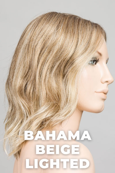 Ellen Wille Wigs - Mila - Bahama Beige Lighted. Medium Ash Blonde, Lightest Ash Blonde, and Lightest Brown Blend with Highlights Throughout and Concentrated in the front.