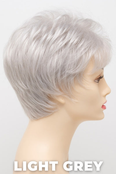 Envy Wigs - Jacqueline - Light Grey. 60 - Pure white gray with silver blended in.