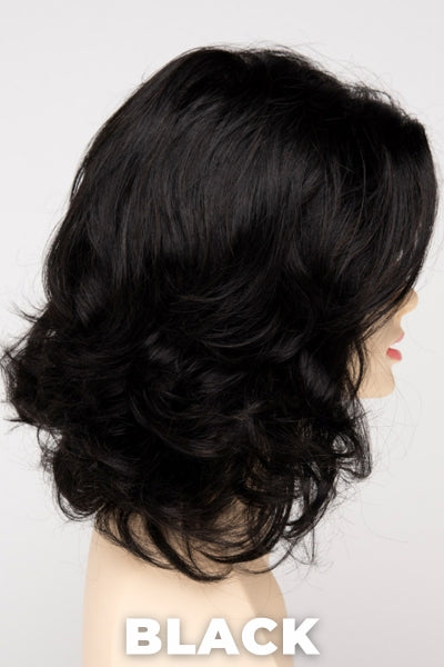 Color Swatch Black for Envy wig Jade. Rich dark ebony with subtle warm undertones.