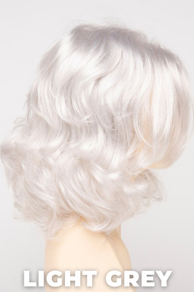 Color Swatch Light Grey for Envy wig Jade. Silver and white grey blend.
