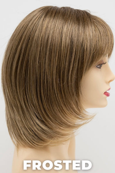 Color Swatch Frosted for Envy wig Jasmine. Creamy blonde with cool undertones and warm beige blonde tips.