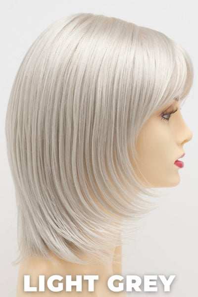 Color Swatch Light Grey for Envy wig Jasmine. Silver and white grey blend.
