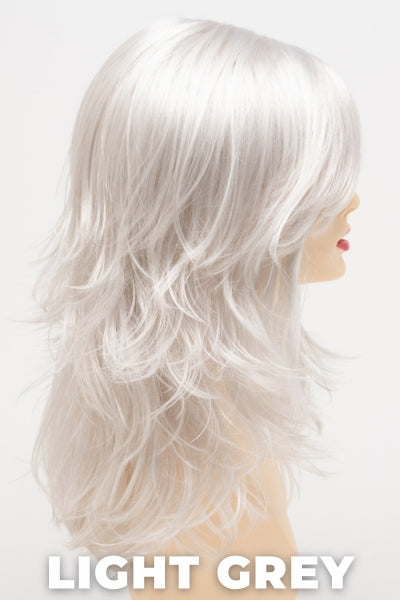 Color Swatch Light Grey for Envy wig Joy. Silver and white grey blend.