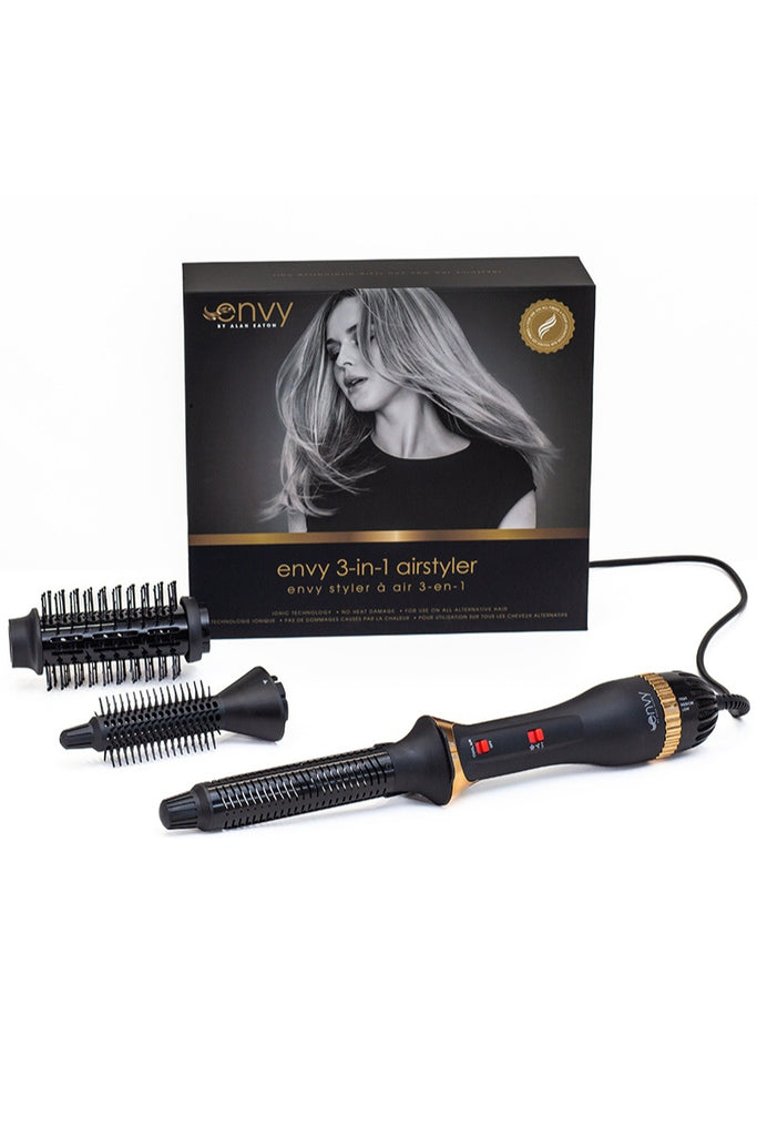 Check out the the 3-in-1 Airstyler by Envy Wigs.