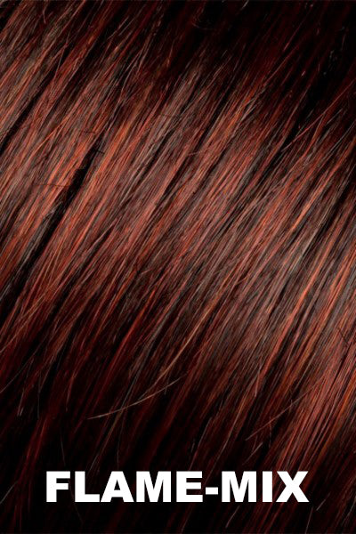 Ellen Wille - Synthetic Mix Colors - Flame Mix. Dark Burgundy Red, Bright Cherry Red, and Dark Auburn blend.