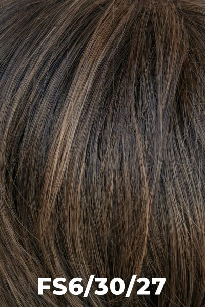 Jon Renau Wigs - Stella Star (5177) - FS6/30/27 (Toffee Truffle). Brown, Med Red-Gold, Med Red-Gold Blonde Blend w/ Med Red Gold Blonde Bold Highlights.