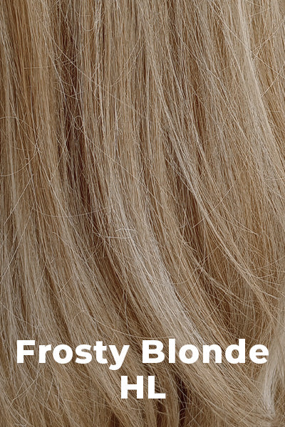TressAllure - Synthetic Colors - Frosty Blonde HL. Honey Blond (14) w/ Gold Blond (26) & Platinum Blond (1001) Highlights.