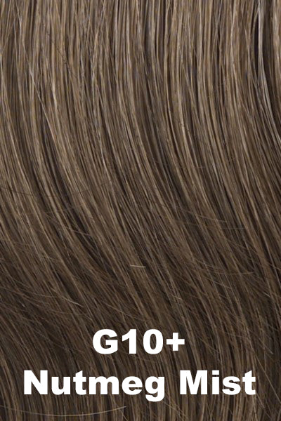 Gabor - Synthetic Colors - Nutmeg Mist (G10+). Medium Brown base with Darkest Blonde highlights.