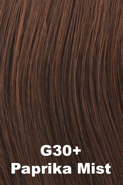 Gabor - Synthetic Colors - Paprika Mist (G30+). Warm Dark Brown base with Medium Copper highlights.