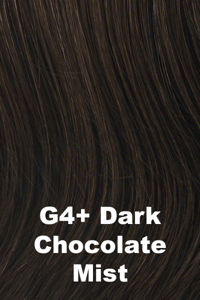 Gabor - Synthetic Colors - Dark Chocolate Mist (G4+). Darkest Brown base with Chocolate Brown highlights.