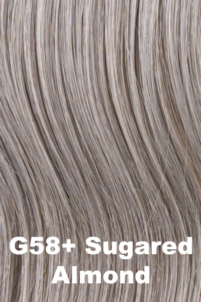 Gabor - Synthetic Colors - Sugared Almond (G58+). Light Brown with 80% Grey base and Silver highlights. 