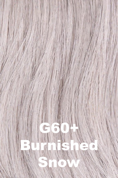 Gabor - Synthetic Colors - Burnished Snow (G60+). Lightest Brown with 90% Gray base and Silvery White highlights.
