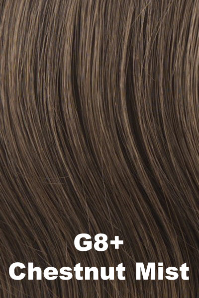 Gabor - Synthetic Colors - Chestnut Mist (G8+). Warm Medium Brown base with Caramel highlights.