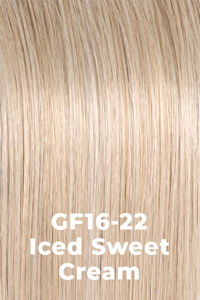 Gabor Wigs - Jaw Dropper - Iced Sweet Cream (GF16-22). Pale Blonde with Platinum highlighting