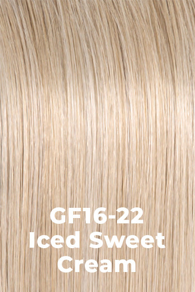 Gabor - Synthetic Colors - Iced Sweet Cream (GF16/22). Pale Blonde with Platinum highlighting.