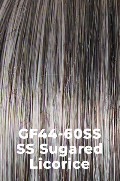 Gabor - Shaded Synthetic Colors - SS Sugared Licorice (GF44/60SS). Salt Dark Brown base with Warm Highlights roots. 
