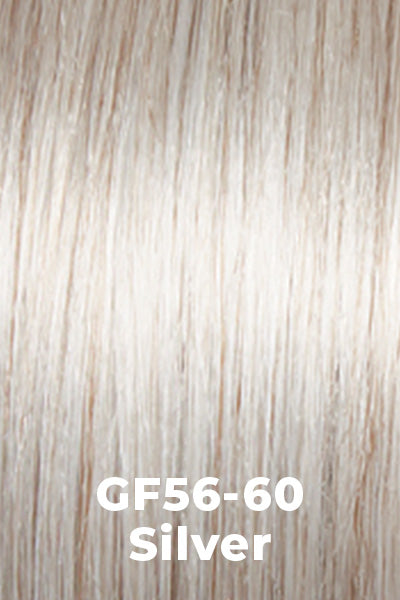 Gabor - Synthetic Colors - Silver (GF56/60). Pure White blended evenly with Light Silver Grey. 
