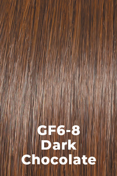Gabor Wigs - Jaw Dropper - Dark Chocolate (GF6-8). Medium Brown with Chestnut Highlights.