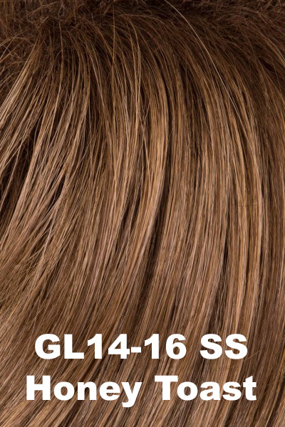 Gabor - Shaded Synthetic Colors - SS Honey Toast (GL14/16SS). Chestnut Brown base blends into multi-dimensional tones of Medium Brown and Dark Golden Blonde.