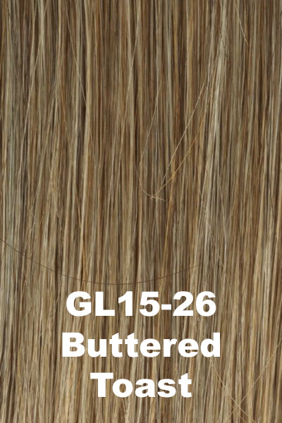 Gabor - Synthetic Colors - Buttered Toast (GL15/26). Medium Blonde w/ light Blonde highlights.