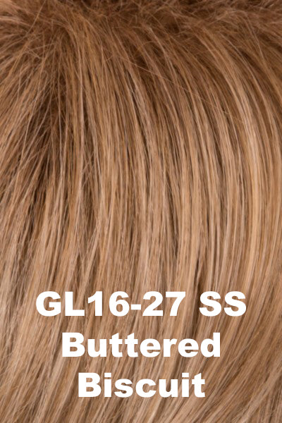 Gabor - Shaded Synthetic Colors - SS Buttered Biscuit (GL16/27SS). Caramel Brown base blends into multi-dimensional tones of Light Brown and Wheaty Blonde.