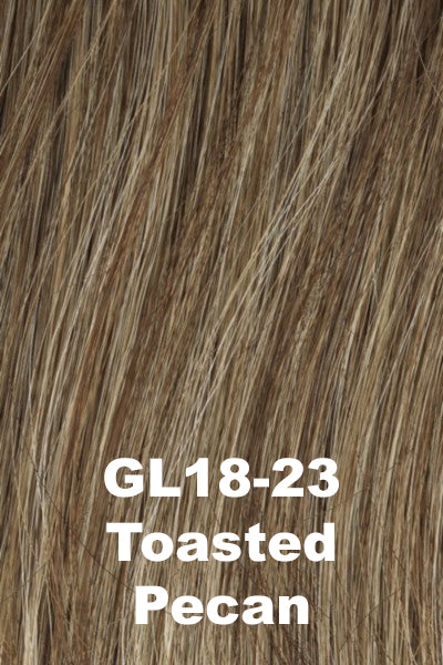Gabor - Synthetic Colors - Toasted Pecan (GL18/23). Ash Brown with Cool Blonde Highlighting.