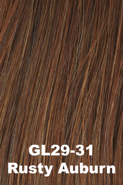 Gabor - Synthetic Colors - Rusty Auburn (GL29/31). Medium Auburn with gentle Ginger Highlights.