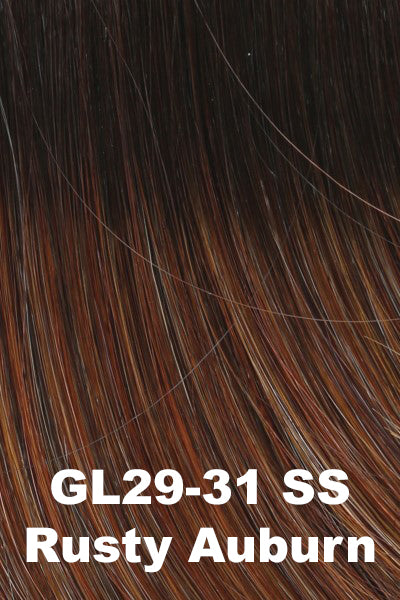 Gabor - Shaded Synthetic Colors - SS Rusty Auburn (GL29/31SS). Chocolate Brown Base blends into multi-dimensional tones of Medium Copper and Amber.