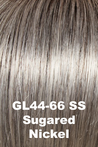 Gabor - Shaded Synthetic Colors - SS Sugared Nickel (GL44/66SS). Deep Charcoal base blending into tones of Medium Grey with White highlights.