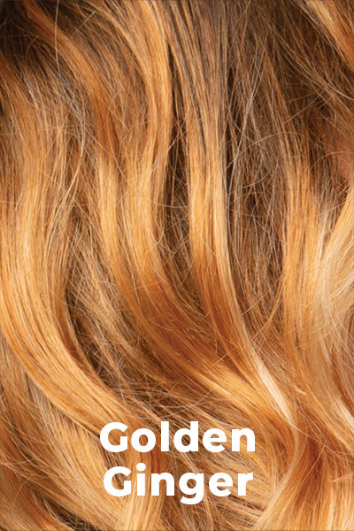 Estetica - Synthetic Colors - Golden Ginger. Pale reddish blonde with medium brown roots.